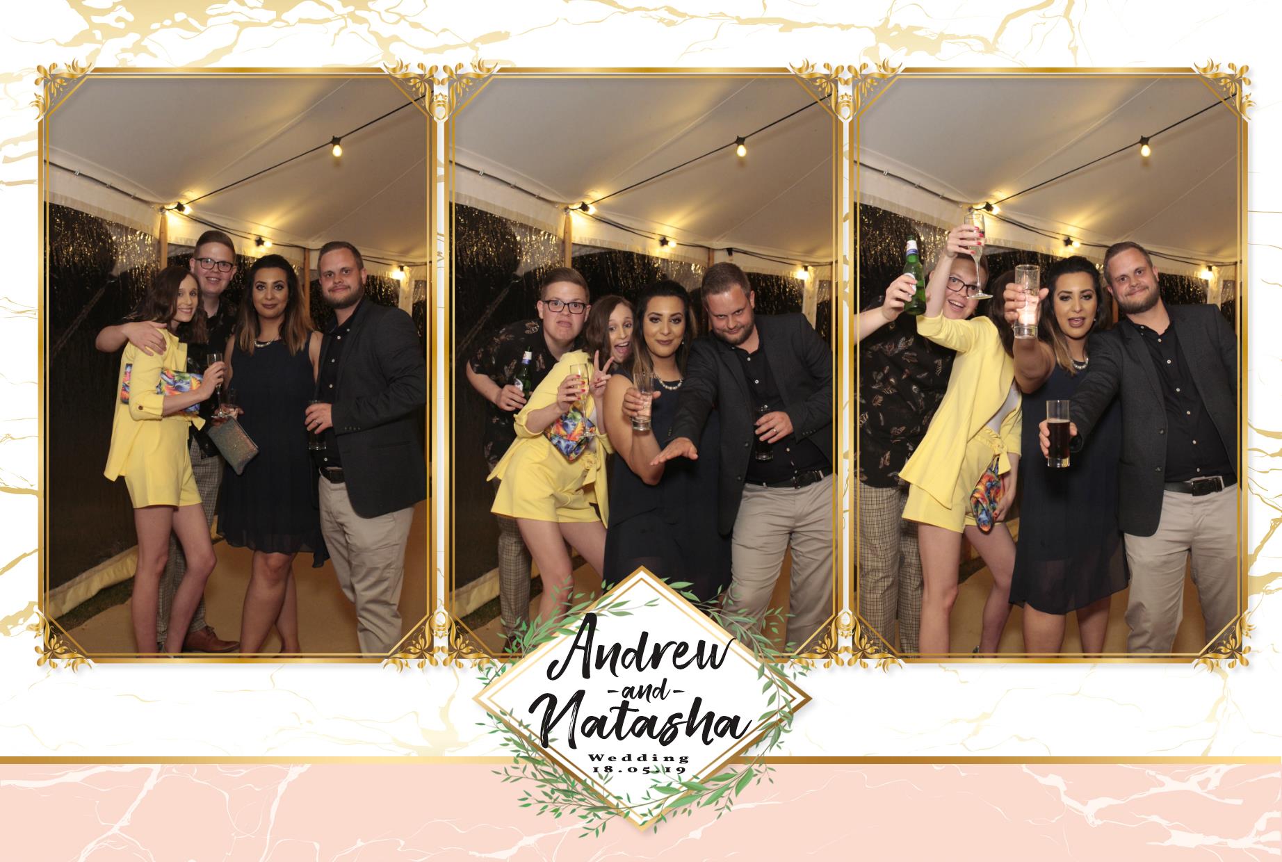 Andrew & Natasha's Wedding  | View more photos from the event at gallery.myphotoboothexperience.co.uk/u/MyPhotoBoothExperienceLtd/Andrew-Natashas-Wedding
